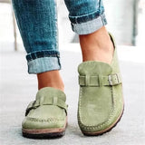 Cool Slippers Women's Baotou Belt Buckle Solid Color Half Drag 43 Large Size Slippers