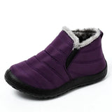 Women Boots Warm Snow Boots For Winter Shoes Women Waterproof Ankle Boots Slip On Couple Winter Sneakers Flat Bottine