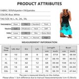 New Women Halter Mini Dress Sexy Sleeveless Beach Dress Ladies Cross O Neck Sundress Vacation Floral Print Clothes