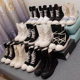 44 Chaussure Femme Women Sneakers Zipper Canvas leather Casual Shoes Mens 2022 Fashion Women Black Sneakers Ladies