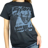 Y2K Summer Short Sleeve T-shirt Girls Creative Figure Printing Round Collar Tops Slim Base Shirt Harajuku Tee