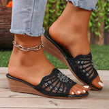 Breakj Summer Plus Size Fashion Wear Diamond Slide Slippers