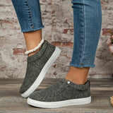 Breakj Size Flat Single Shoes Female 2023 Spring And Autumn New Low Help Round Head One Foot Pedal Simple Casual Wear Women's
