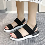 Sandals Stretch Tight 2023 Summer New Style Students Wear Fairy Roman Beach