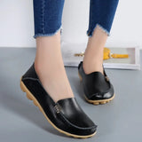 Hot Sale Women Round Head Shoes Solid Color Sewing Women Summer Comfy Flat Sneakers Leisure Walking Femininas Footwear Plus