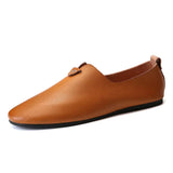 Leather Men Casual Shoes Slip on Driving Shoes Luxury Brand Designer Mens Loafers Moccasins Men's Flats Shoes