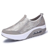 Women Sneakers Flats Loafers Sweet Shallow Comfort Moccasins Slip-on PU Platform Ballet Ladies Vulcanized Shoes