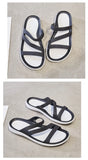 Plus Thicken Sandals Slip on Woman Croc Anti-Skid Hole Jelly Shoes Flat Garden Beach Plus Size Sandalias De Verano Para