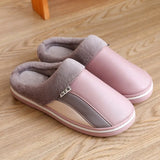 Home Slippers Women Men Winter Fur Plush Keep Warm Flat House Indoor Shoes Woman Soft Comfort Cotton Female