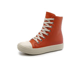 44 Chaussure Femme Women Sneakers Zipper Canvas leather Casual Shoes Mens 2022 Fashion Women Black Sneakers Ladies