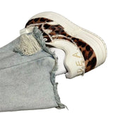 Breakj Hot Style Board Shoes Female Brand With The Same Wild Fashion Leopard Print Small White Shoes Four Seasons Regular Dopamine Tide