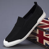Breakj Summer New Men's Canvas Shoes Can Beperilable Light Casual Shoes One Foot Pedal Men's Shoes Old Beijing Cloth