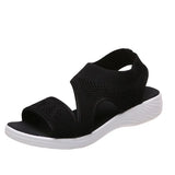 Breakj Slippers Women's 2023 Summer New Thick Bottom Slope With Fish Mouth Mesh Breathable Lady Wearing