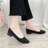 Seasons New Pointed Flat-Bottomed Lazy Shoes Solid Color Leisure Comfortable Soft-Soled
