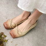 Upgrade ~ Bow Tie Pig Nose Shoes Female Autumn 2024 New Full Skin