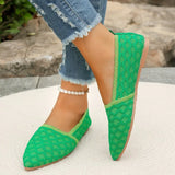 Fabric Single Shoes Women's Autumn Breathable Flat Shoes Women's Shoes Shallow Lazy Shoes