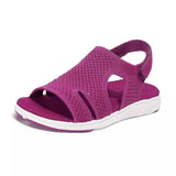 Shoes Summer 2021 Fish Flying Velcro Women Casual Sandals Comfort Flat Sneaker Sandals Women's Size 43 Zapatillas