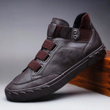 Breakj 9857 Spring And Autumn Men's High Gang Casual Board Shoes Thick-Soled Men's Single