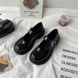 NEW 35 44 Plus Size Lolita shoes 2022 Women Mary Jane Shoes Japanese uniform Platform shoes JK uniform high heels
