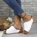 Breakj Spring And Summer New Cool Drag Women Wear Women's Shoes Comfortable Slope And Thick-Bottomed Slippers