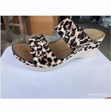 Women's Sandals Open Toe Slipper Outdoor Wedges Comfortable Flip Flop Serpentine Platform Fish Mouth Orthopedic Wedge