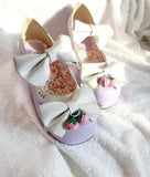 Spring And Autumn Lolita Thick Heel High Heel Doll Shoes Strawberry Bell Sweet Shoes,cosplay Professional