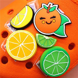 Various Fruit Designer Shoe Charms 5pcs/lot Croc Buckle Accessories Luxury Clog Jewelry Decorations Gift Preferred