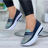 Breakj Summer New Leisure Single Shoes Pure Color Round Head Low Belt Buckle Soft Sole Working Shoes Bean