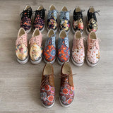 Flats Shoes 2021 Fashion Print Flat Shoes Women Comfort Casual Shoes Ladies Plus Size Platform Shoes Zapatos De