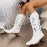 Breakj The Autumn And Winter Of 2025, The Children Of The New Embroidered Western Cowboy Boots Are Thick And The Xinjiang Grassland Wears Knight