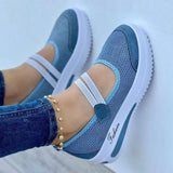 Women's Sneakers Tennis Shoes for Women 2022 Canvas Hollow Casual Sport Design Platform Shoe Blue Non-Slip Fashion Lady