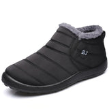 Shoes For Men Boots Slip On Warm Fur Winter Sneakers Men Snow Boots Waterproof Ankle Boots Chaussure Homme Mans