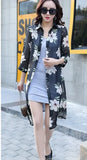 Dress Cover Tunics Women Chiffon Cardigans Plage Femme Ete 2017 Vintage Boho Vestidos Mujer Floral Leopard Dress