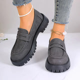 Breakj Spring And Autumn New Lof Shoes Pine Cake Thick Sole Foot Casual Single Shoes British Wind Coarse Fashion Women's