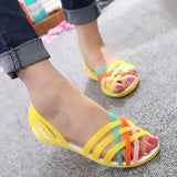 Shoes Women Sandals Clear Shoes transparent shoes Peep Toe Sandalia Feminina Beach Shoes Ladies Slides Sandalias