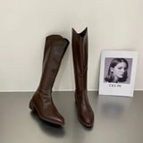 Boots, Autumn Boots, Children's Personality Style, 2024 White Boots, High Heels, Women's Spring And