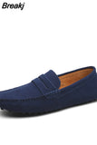 New Fashion Men Casual Shoes Brand Leather Men Loafers Moccasins Slip on Men's Flats Male Driving Shoes Sneakers