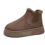 Breakj Velvet Round Head Jacket Cotton Boots 2025 Autumn And Winter New 44 Large Thick Snow Boots