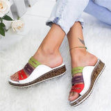 Sandals Women Summer Women Premium Orthopedic Open Toe Sandals Breathable Leather Casual Female Platform Retro