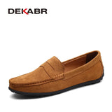 Big Size 38~49 Men Loafers Real Leather Shoes Fashion Men Boat Shoes Brand Men Casual Leather Shoes Male Flat