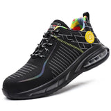 Lightweight Safety Shoes Mesh Breathable Anti-piercing Work Shoes Sports Shoes Steel Toe Shoes Indestructible Safety