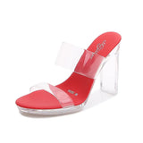 Breakj New Korean Version Of The Show Model Shoes Fine Heel Sexy Black Waterproof Table 11CM High Heel Sandal Female