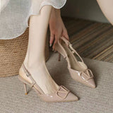Breakj Women's Spring And Summer Light Mouthed Wedding Shoes Large-Size Fashion 2025 Nude Small Scent Wind And Bag