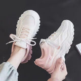 Breakj Old Dad Shoes Women In Autumn 2025 Thick Net Breathable New Set Casual Gradually Small White Shoes Children's