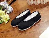 Breakj Shoe Box Girls Embroidered Cloth Shoes, Flat Single Shoes, Children's