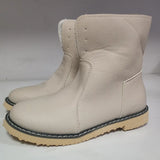 Breakj Large-Size Women's Cotton Boots New Size 43 Medium Boots Women's Casual Snow Martin