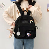 2021 NEW fashion nylon Female backpack Korean small backpack for girl Kawaii school backpacks cute shoulder bags new Women's
