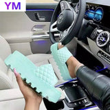 2021 Summer New Women Sandals Solid Color Open Toe Woven Sandals Outdoor Beach Shoes Plus Size 35-43 Zapatillas Mujer Casa