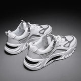 Men Sneakers Lace Up 2023 New Autumn Mesh Breathable Soft Bottom Casual Running Shoes Male Walking Footwear Zapatillas