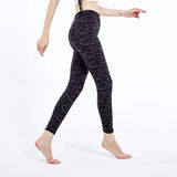 Polyester High Quality Stretchy Workout Leggings Women Printed Outwear Running Leggins Ankle Length